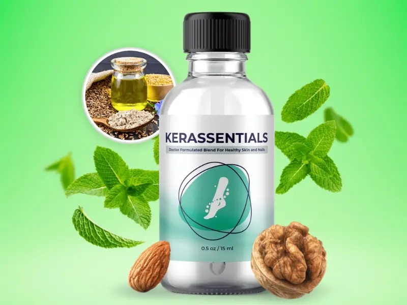 Kerassentials Fungus Treatment Bottle