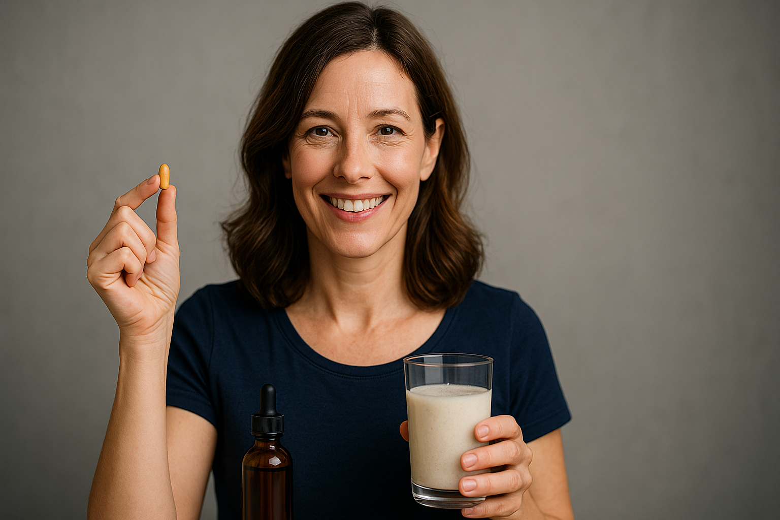 Capsules vs Powders vs Liquids - a visual comparison of different supplement formats